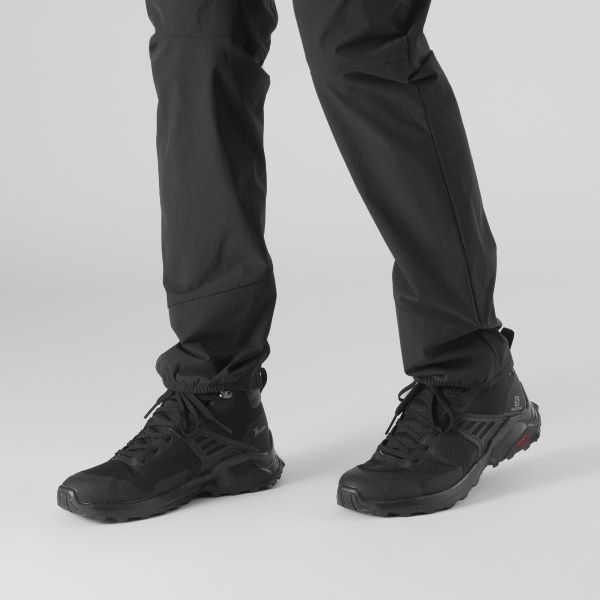 Ботинки Salomon X RAISE MID GTX Bk/Bk/Quiet Shad L41095700 р. UK 11,5 черный