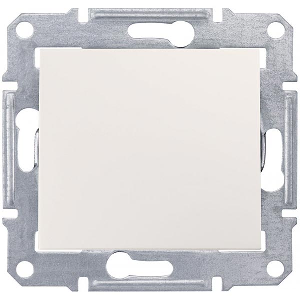 Выключатель перекрестный одноклавишный Schneider Electric Sedna без подсветки 10 А 250В IP20 кремовый SDN0500123