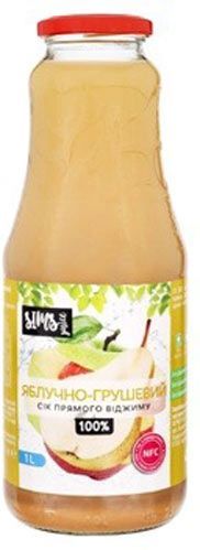 Сок Sims Juice Яблочно-грушевый 1л 