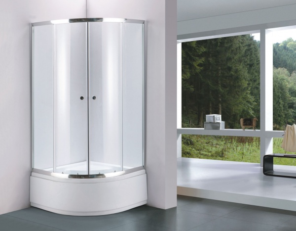 Душова кабіна UP! (Underprice) HK- 8140 Q 900x900x1940 профіль сатін ABS