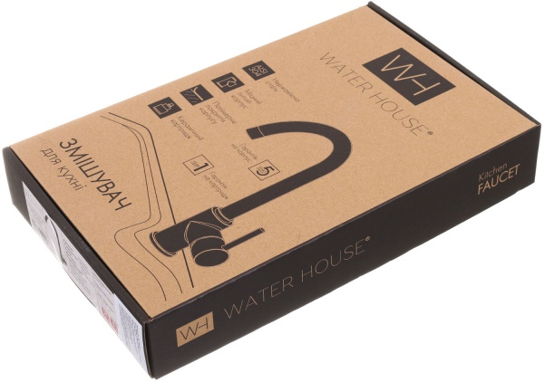 Смеситель для кухни Water House Modus черный