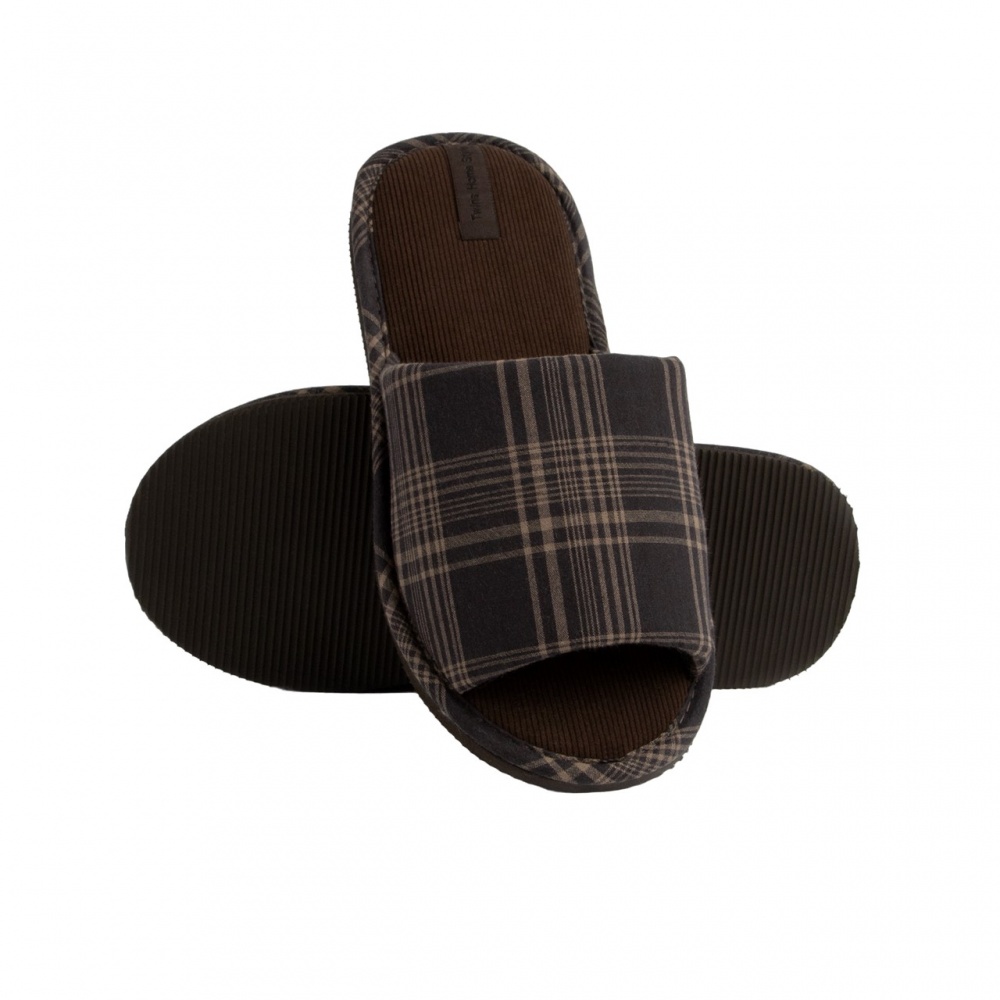 Капці домашні Twins VL клітина 12459 р.42/43 коричневий