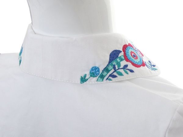 Вышиванка детская Эдельвика р.122 голубой 107-19/09 