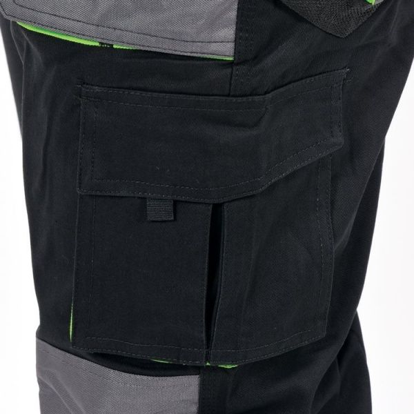 Брюки рабочие YATO р. XL YT-80167 черно-серый