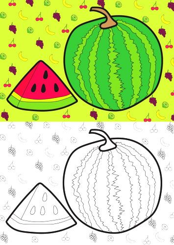 Розмальовка «Овочі і фрукти» 4820212500237