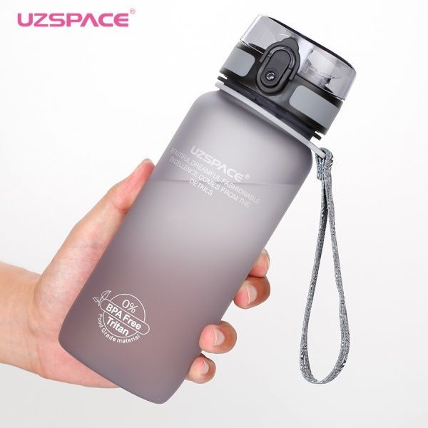 Пляшка для води City 650 мл сіра Uzspace