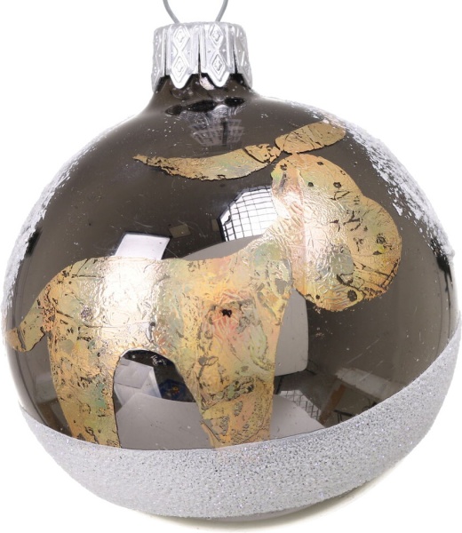 Шар новогодний мульти d 60 мм в ассортименте