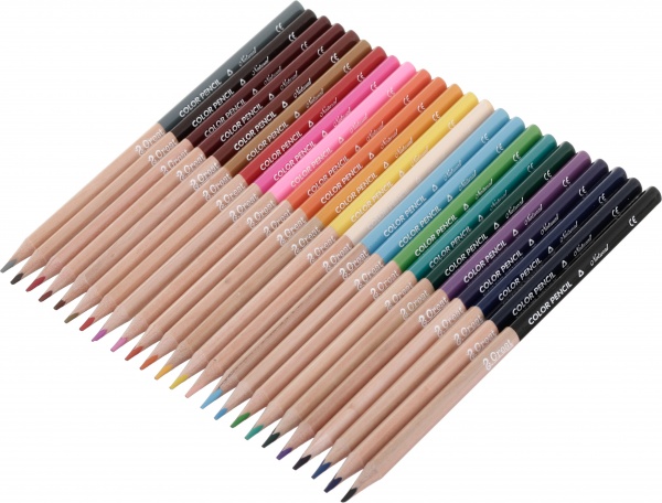 Набор цветных карандашей Nature 24 шт голубой