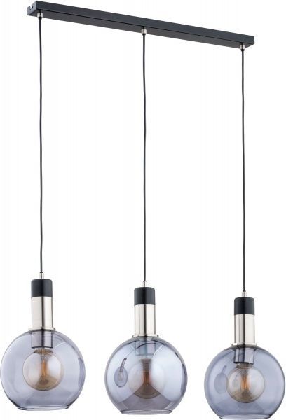 Люстра підвісна ALFA Maya 3x60 Вт E27 срібло 62164 