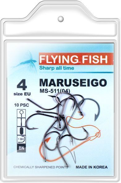Крючок Flying Fish №4 20 г 10 шт. MS-511(04)