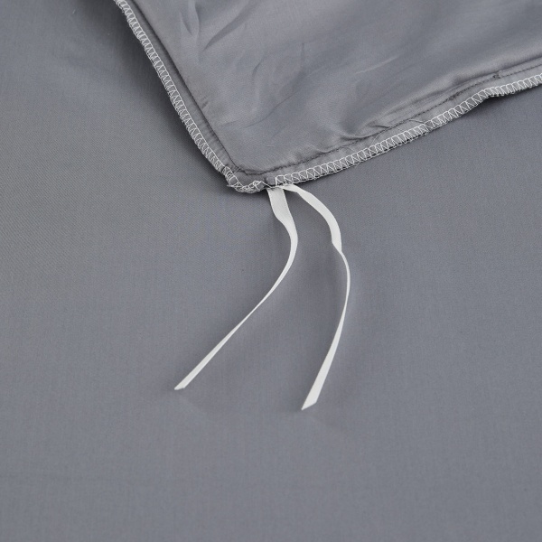 Комплект постельного белья Solid семейный темно-серый La Nuit 