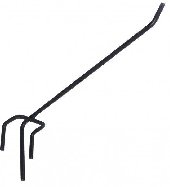 Крючок на сетку одинарный 200 мм 10 шт. графит Array