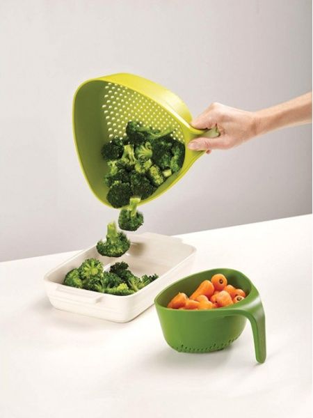 Друшляк 22,1x23,5x13,3 см зелений Joseph Joseph