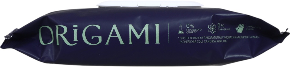 Влажные салфетки ORIGAMI антибактериальные (с клапаном) 60 шт.