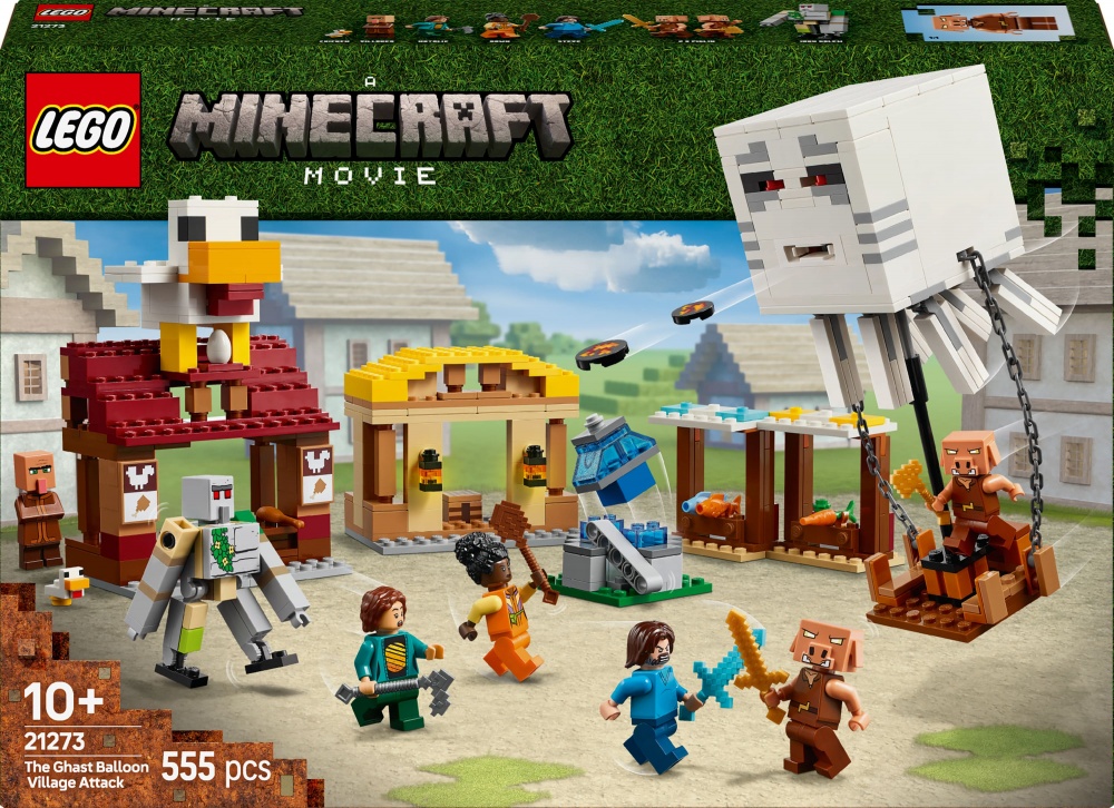 Конструктор LEGO Minecraft Напад на село з повітряною кулею Ґаст 21273