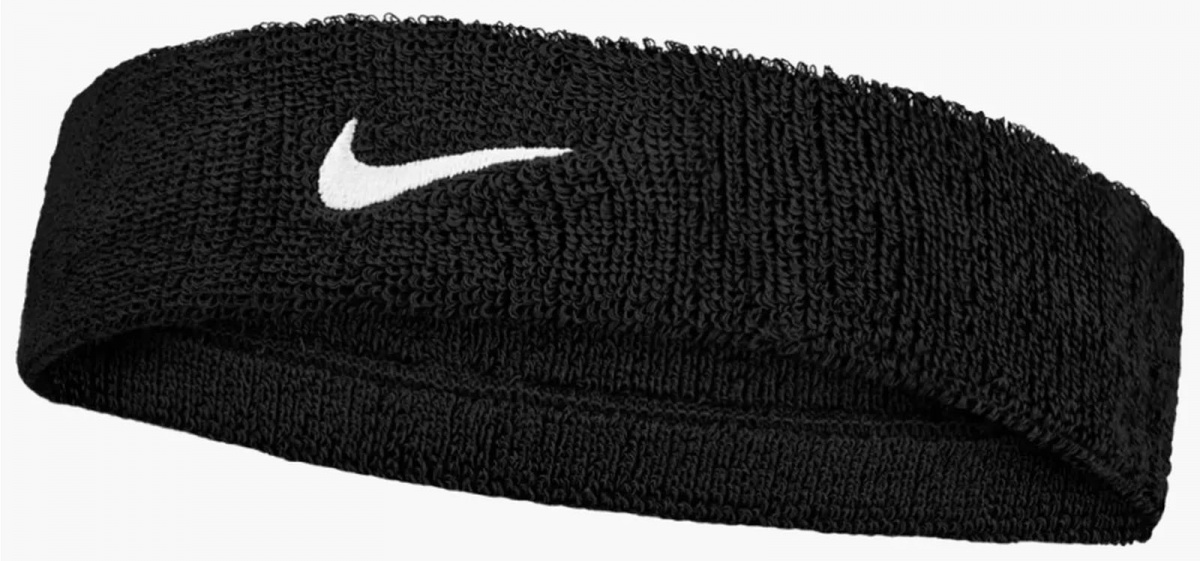 Повязка Nike SWOOSH CLASSIC HEADBAND N.101.2407.010 р.one size черный — фото 1
