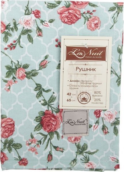 Рушник кухонний Маленькі троянди 44x65 см La Nuit різнокольоровий 