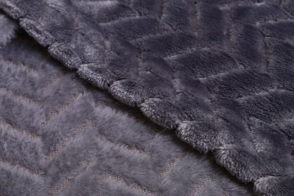 Плед Flannel Plush 160x200 см графіт La Nuit 
