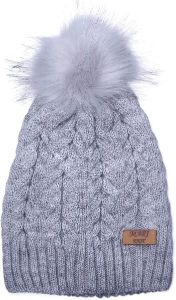 Шапка Mari-Knit 0852 р.52-54 сірий 