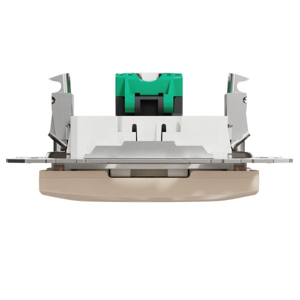 Розетка компьютерная без заземления Schneider Electric Sedna Design RJ45 категория 5E UTP бежевый SDD112451