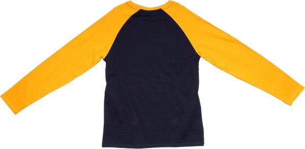 Футболка для хлопчиків LINCOLN&SHARKS 2H3906 р.146 темно-синій із жовтим 