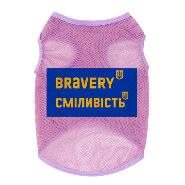 Майка Waudog Сlothes Смелость сетка розовая M