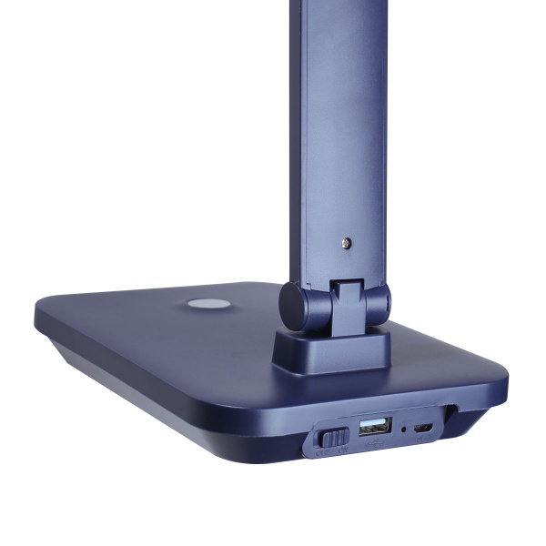Настольная лампа PLATINET LED 6731 5W 3700-4200К 4000 mAh 5 Вт синий 