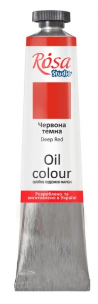Фарба олійна Червона темна 45 мл Rosa Studio