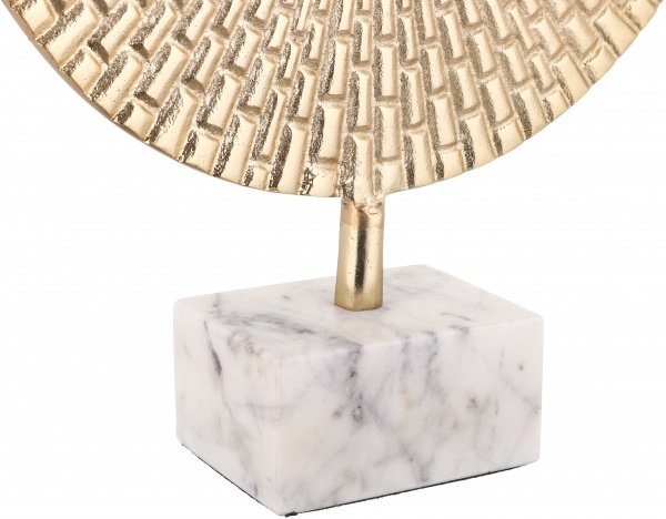 Статуэтка золотой диск на подставке 40x13x8 15990