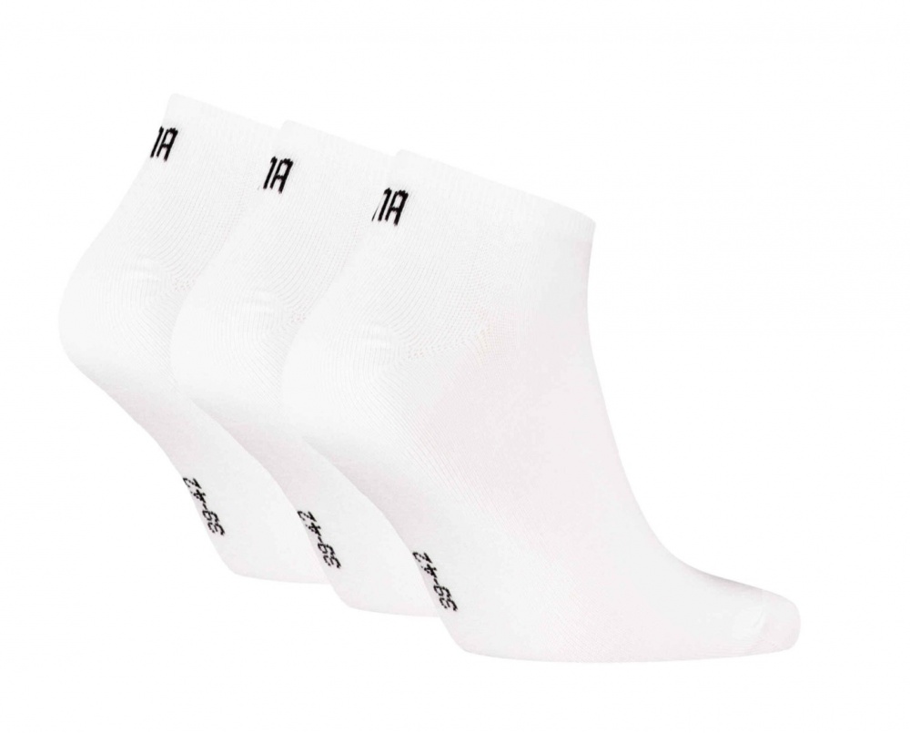 Шкарпетки Puma UNISEX SNEAKER PLAIN 3P 93862413 р.43-46 білий 3 шт.