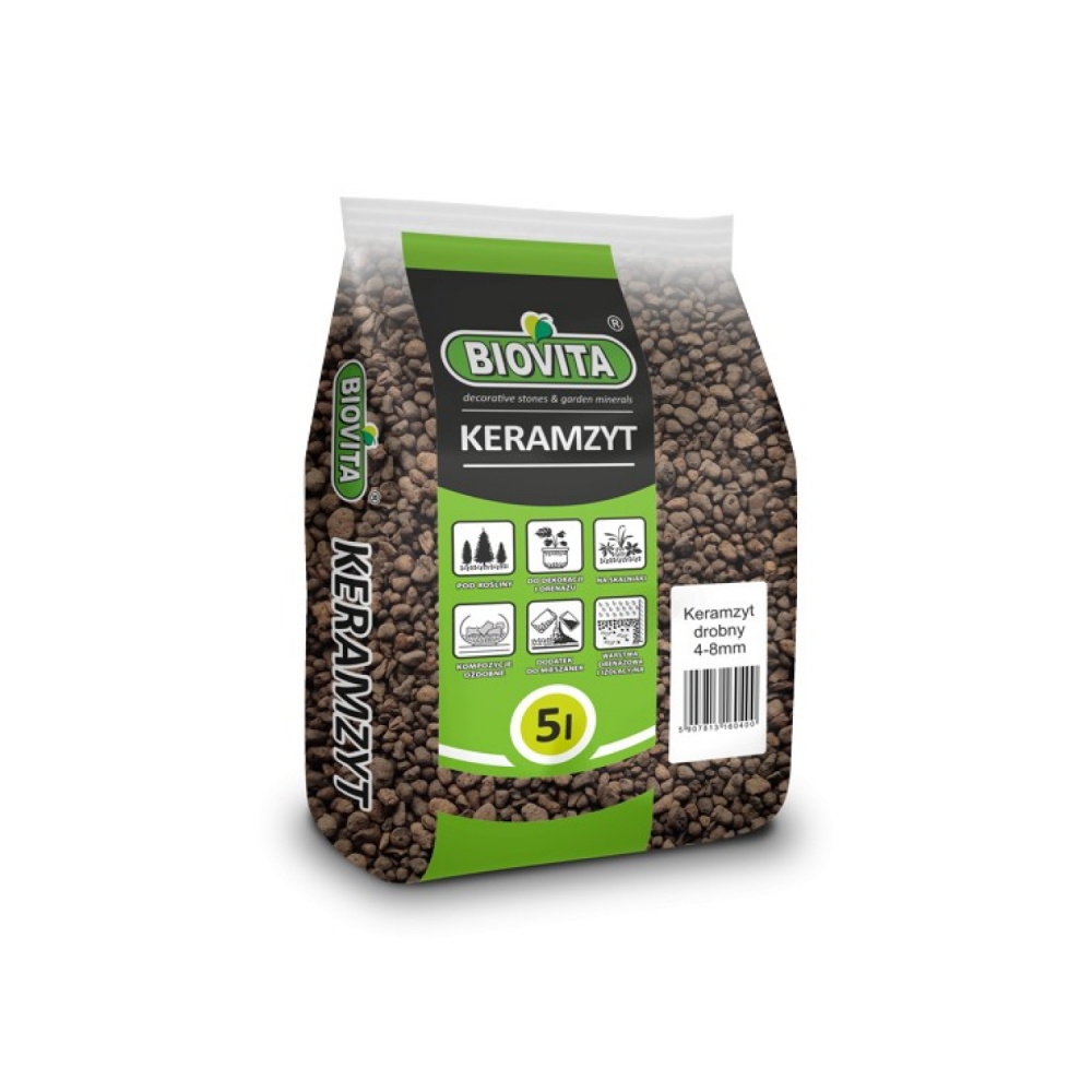 Керамзит Biovita 4-8 мм 5л