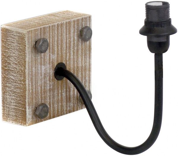 Бра Eglo 1+1 VINTAGE 1x60 Вт E14 черный 49326 