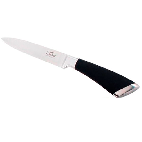 Нож универсальный Sacher черный 11 см