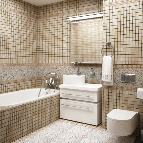 Плитка KrimArt мозаїка Travertin Classic МКР-3П 30,5x30,5 