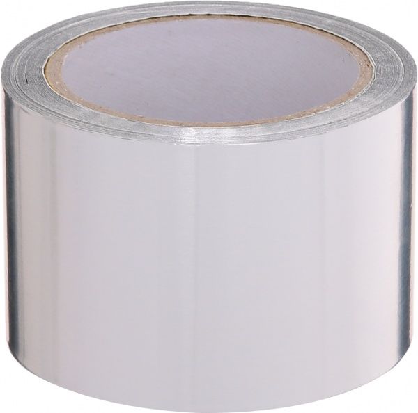 Стрічка клейка алюмінієва фольгована 30 мкм (72 мм х 50 м) IndSol 