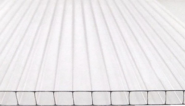 Поликарбонат сотовый Bauglas 1УФ ПК Bauglas ST Longlife 6 мм 2000x1050 мм прозрачный 