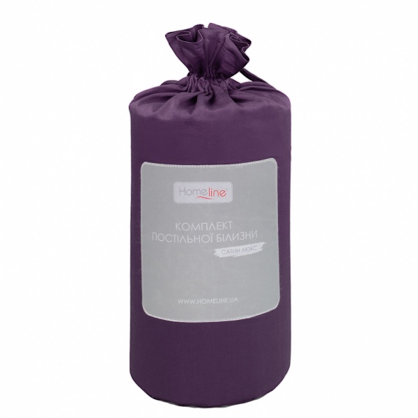 Комплект постельного белья Люкс семейный фиолетовый Home Line 