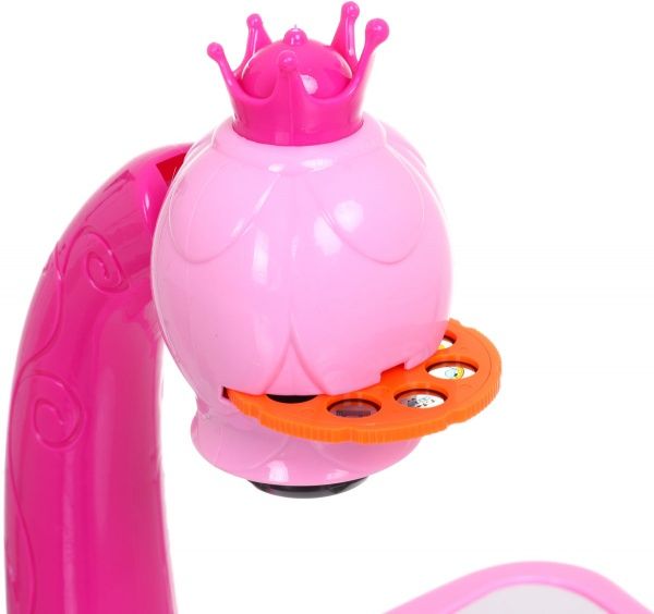 Доска для рисования Shantou с проектором розовая YM6116