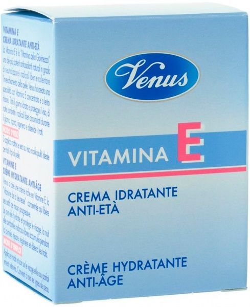 Крем для обличчя денний Venus антивікової зволожуючий з вітаміном E 50 мл