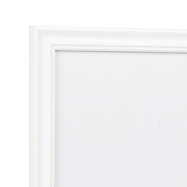 Рамка для фото 1 фото 10x15 см белый матовый 