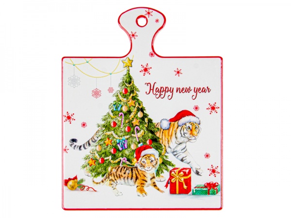 Дошка кухонна сервірувальна Тигр 19 см 858-0001 Lefard 