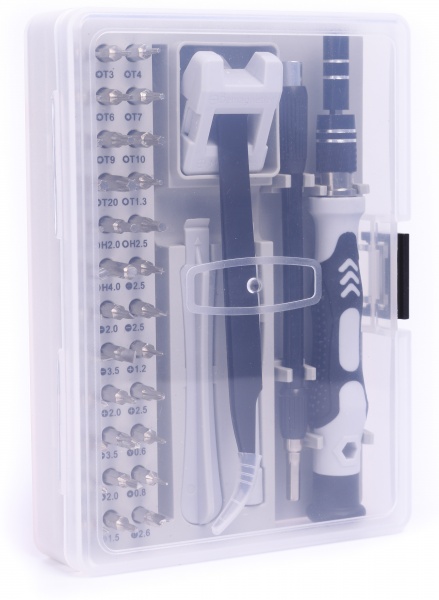 Набор отверток Compass для точных работ и ремонта электроники 45 предметов CP-PK-45