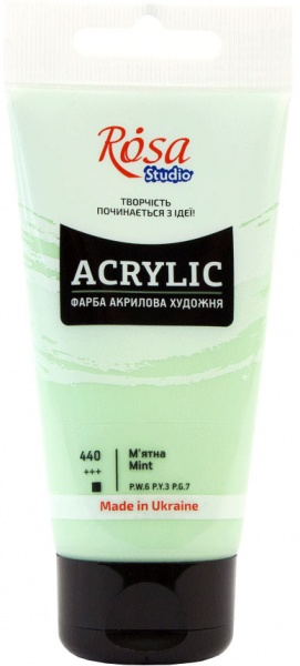 Фарба акрилова М'ятна 75 мл Rosa Studio
