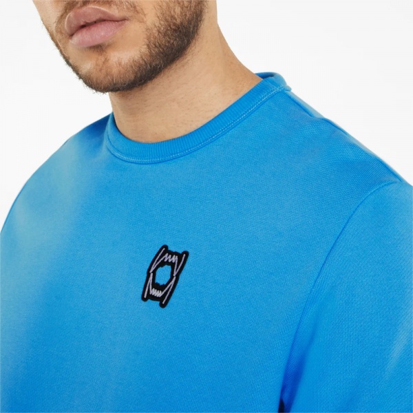 Свитшот Puma PIVOT CREW EMB 53324909 р. 2XL голубой