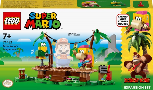 Конструктор LEGO Super Mario Імпровізація в джунглях Діксі Конґ. Додатковий набір 71421