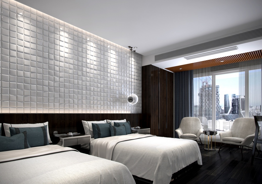 Декоративная панель 3D. WAVE 500x500 мм