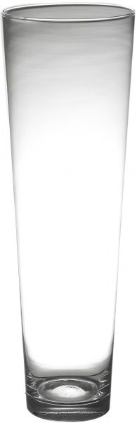 Ваза стеклянная 13х40 см