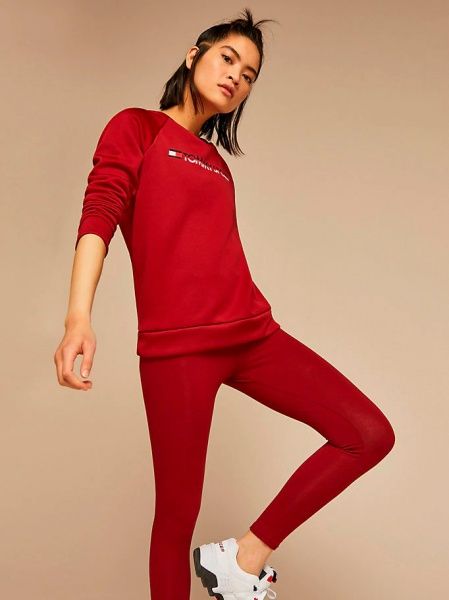 Джемпер Tommy Hilfiger FLEECE CREW NECK S10S100358607 р. S красный