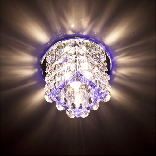 Светильник точечный LightMaster с RGB-подсветкой 35 Вт G9 прозрачный CL1058 