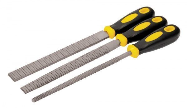 Набор рашпилей MASTERTOOL 200 мм для дерева 3 шт. 06-0330